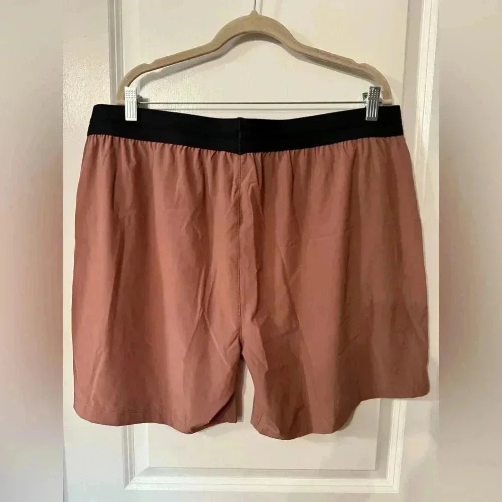 NWT Rhone Men’s Sienna Brown 7” Mako Unlined Tech Shorts - Size XXL